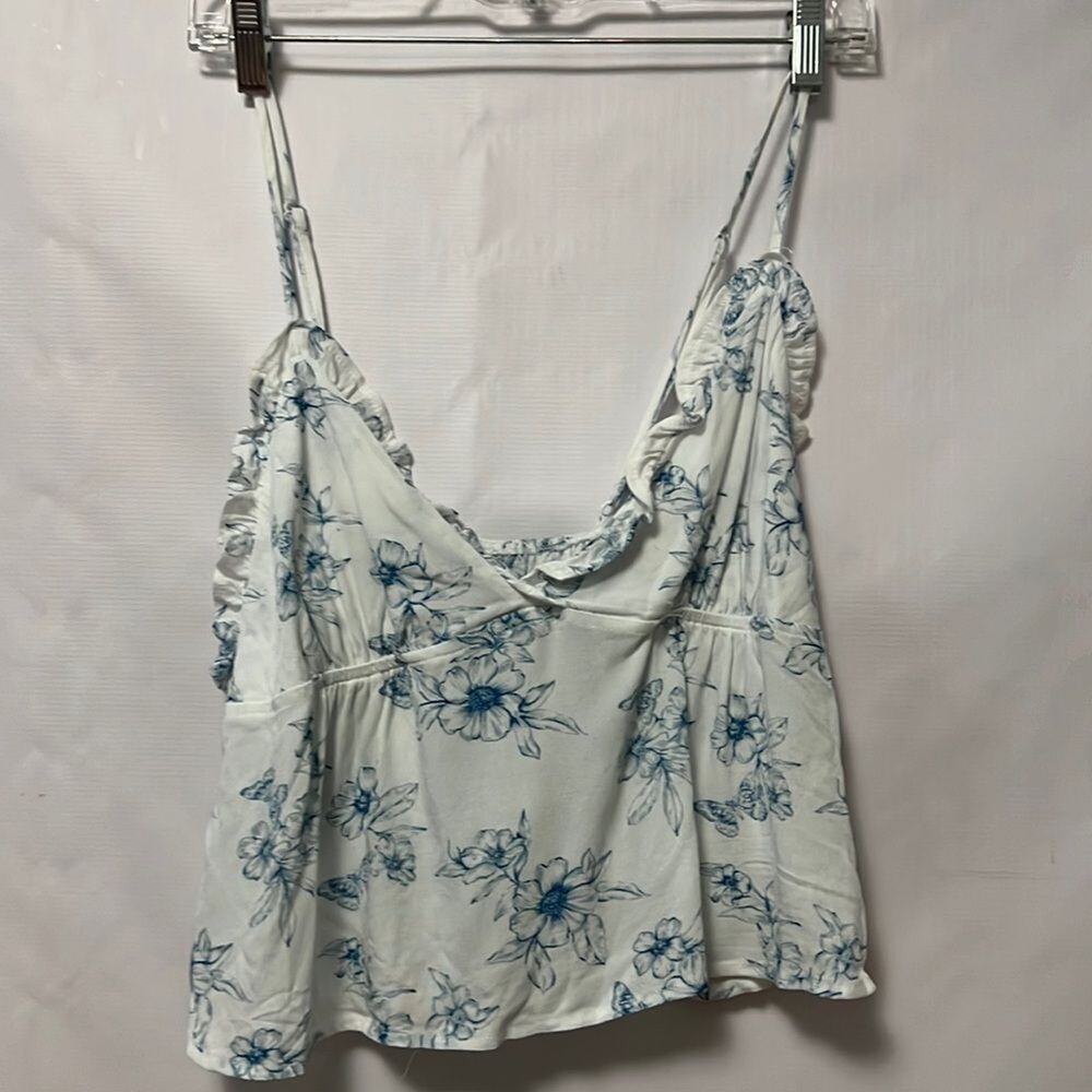 LOTTIE MOSS‎ FLORAL CROPPED TOP SIZE S